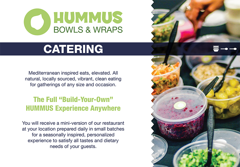 Catering - HUMMUS Bowls & Wraps | Food Near Me